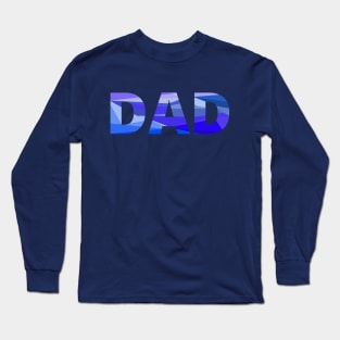 Dad pastel colors cubes for proud fathers, new fathers, father's day Long Sleeve T-Shirt